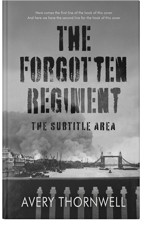 Front view of Premade  Book Cover - Gray #18135 | BookCoverZone*