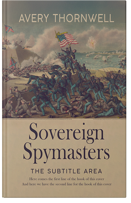 Front view of Premade  Book Cover - Hillary #18155 | BookCoverZone*