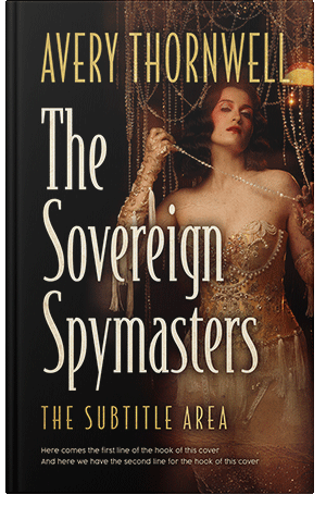 Premade Book Cover Tan