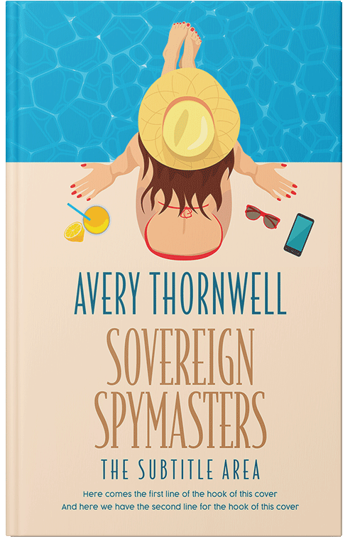 Front view of Premade Travel Book Cover - Givry #18194 | BookCoverZone