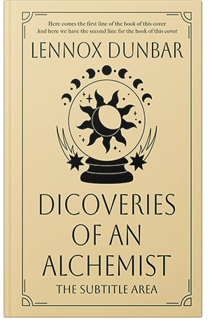 Premade Book Cover Wheat