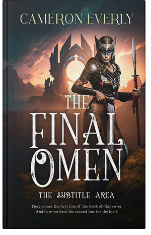 Premade Book Cover Cocoa Brown