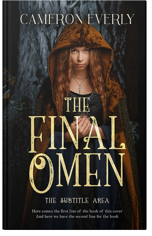 Front view of Premade Fantasy Book Cover - Cod Gray #18286 | BookCoverZone*