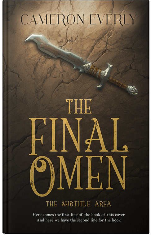 Front view of Premade Fantasy Book Cover - Oil #18290 | BookCoverZone*
