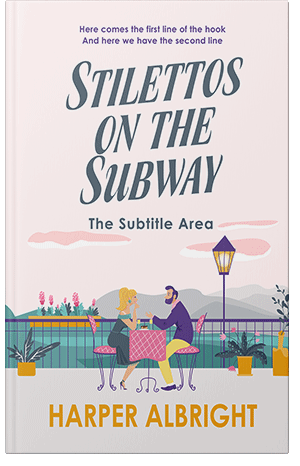 Premade Book Cover Dawn Pink
