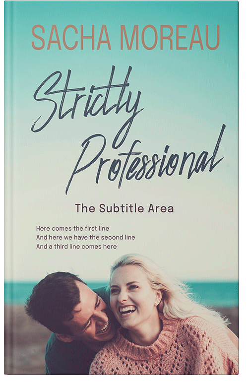 Front view of Premade Romance Book Cover - Tasman #18363 | BookCoverZone