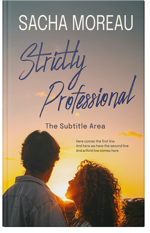 Front view of Premade Romance Book Cover - Indian Khaki #18365 | BookCoverZone