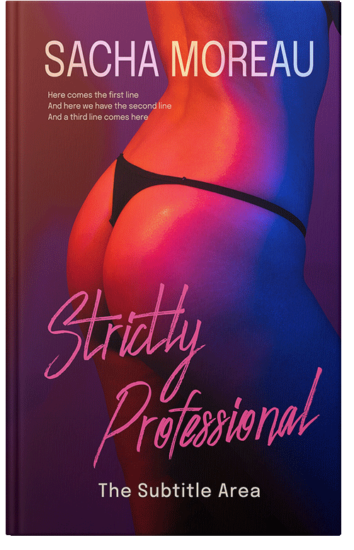 Front view of Premade Erotica Book Cover - Valentino #18368 | BookCoverZone