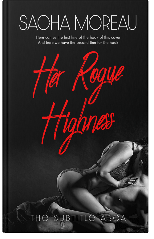 Front view of Premade Erotica Book Cover - Chestnut Rose #18385 | BookCoverZone