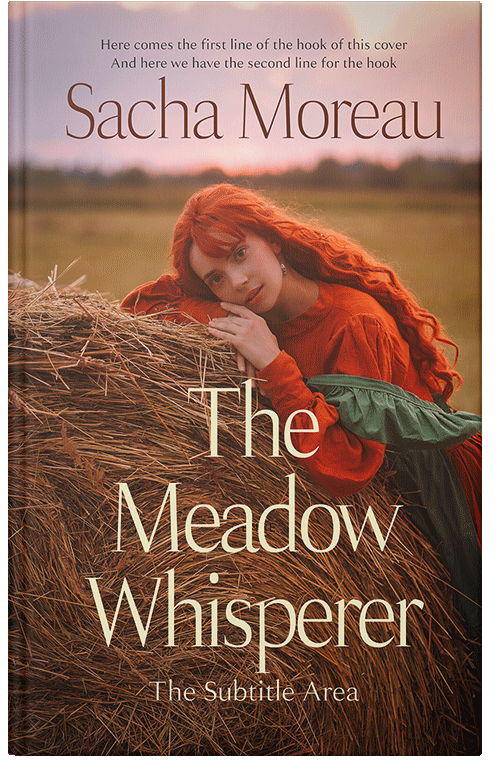 Front view of Premade  Book Cover - Nutmeg #18409 | BookCoverZone