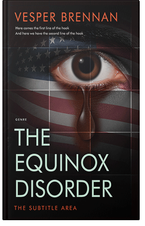 Premade Book Cover Cocoa Brown