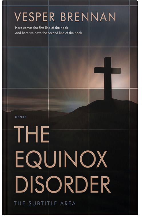 Front view of Premade Religion & Spirituality Book Cover - Woodsmoke