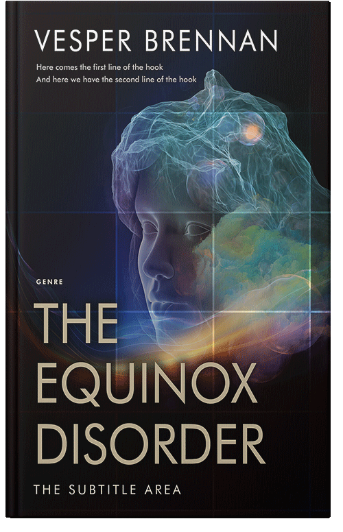 Front view of Premade Health & Mind & Body Book Cover - Vulcan