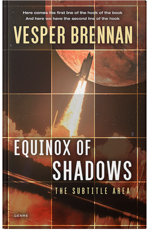 Front view of Premade Science Fiction Book Cover - Cedar