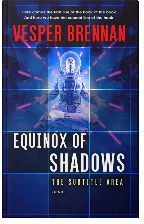 Front view of Premade Science Fiction Book Cover - Downriver