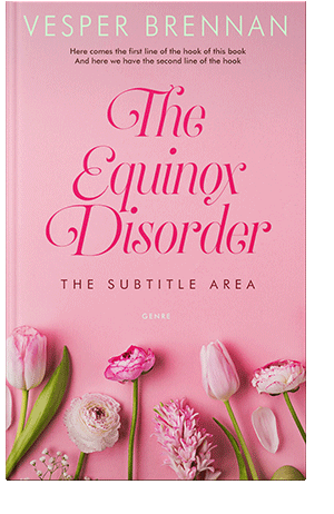 Pre Made Book Cover Azalea