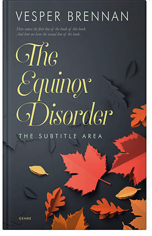 Premade Book Cover Outer Space