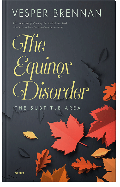 Front view of Premade Nature Book Cover - Outer Space