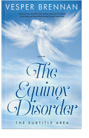 Pre Made Book Cover Tropical Blue