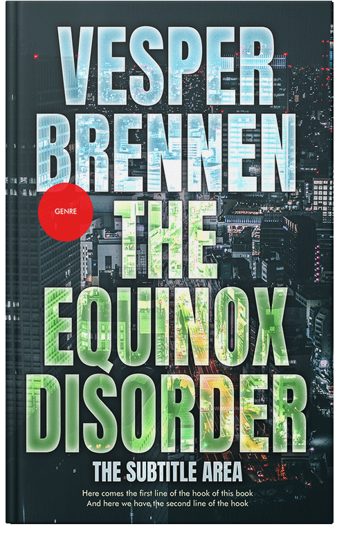 Front view of Premade Mystery & Thriller & Suspense Book Cover - Moon Mist