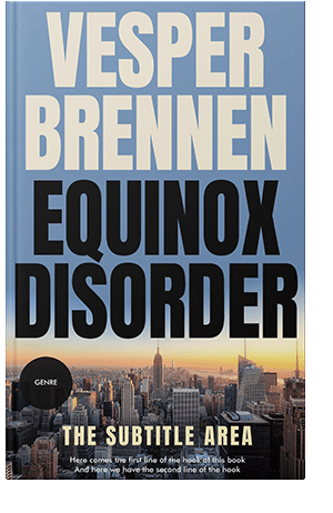 Pre Made Book Cover Stark White