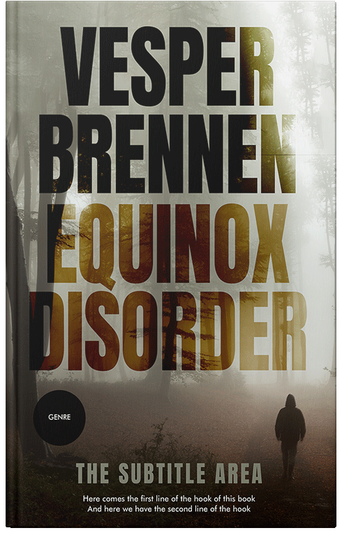 Front view of Premade Mystery & Thriller & Suspense Book Cover - Eclipse