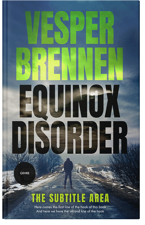 Front view of Premade Mystery & Thriller & Suspense Book Cover - Fiord