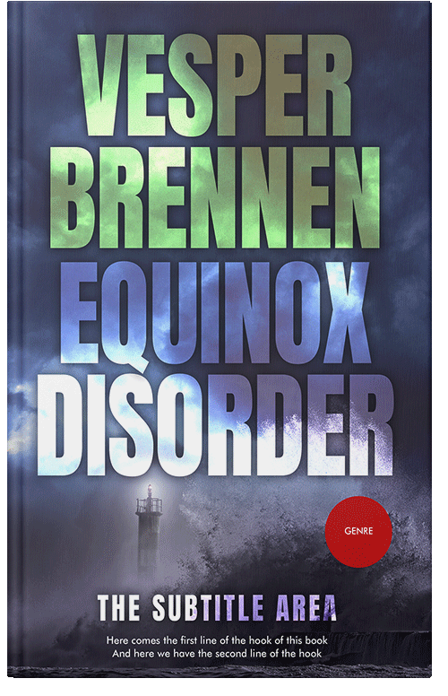 Front view of Premade Mystery & Thriller & Suspense Book Cover - Bright Gray