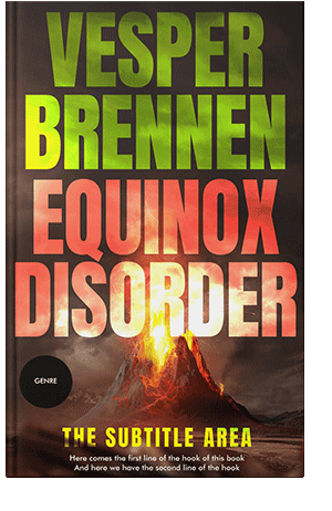 Pre Made Book Cover Metallic Bronze