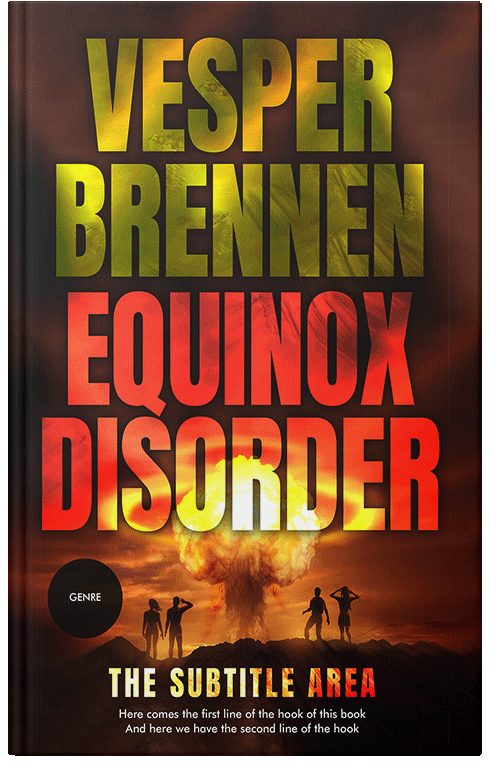 Front view of Premade Apocalyptica Book Cover - Tango