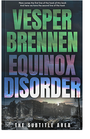 Pre Made Book Cover Outer Space