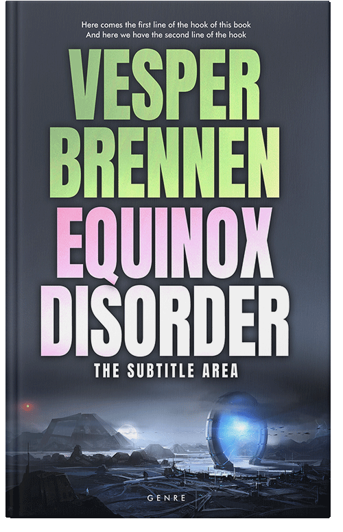 Front view of Premade Science Fiction Book Cover - Tana