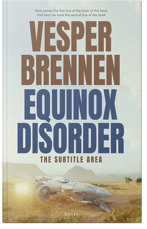 Front view of Premade Science Fiction Book Cover - Gray Nurse