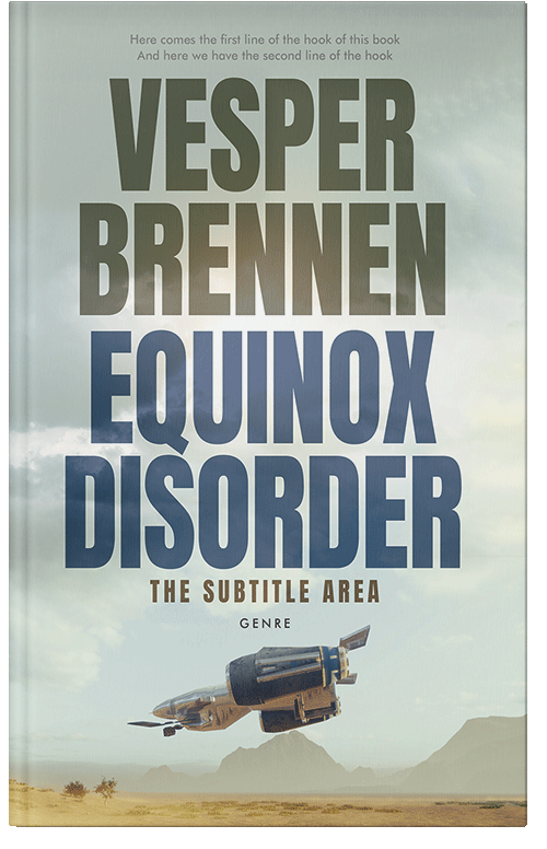 Front view of Premade Science Fiction Book Cover - Tasman