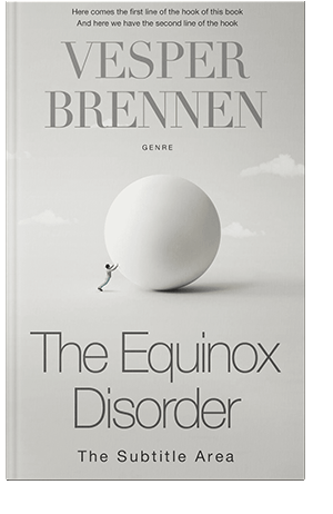 Pre Made Book Cover Quill Gray