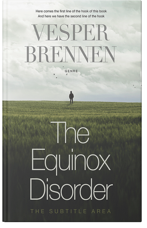 Front view of Premade Self-Improvement & Self-Help Book Cover - Gray Nurse