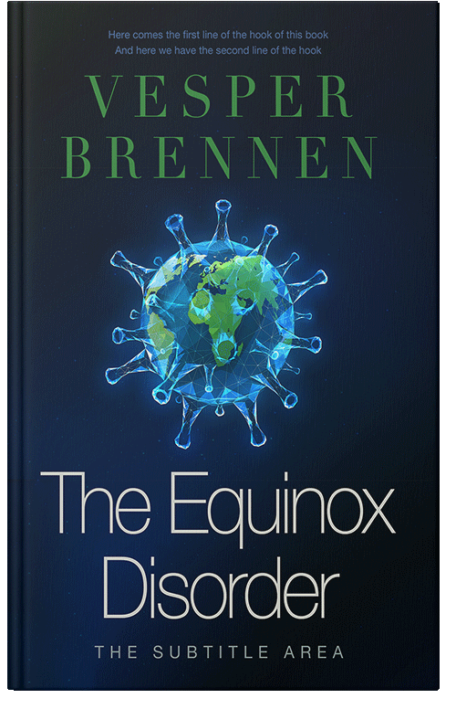 Front view of Premade Medical Book Cover - Black Pearl