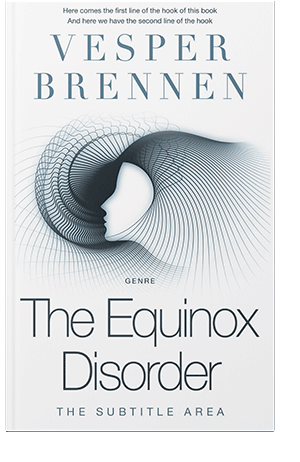 Pre Made Book Cover Oxford Blue