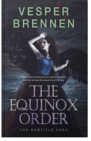 Premade Book Cover Shark
