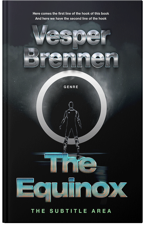 Front view of Premade Romance Book Cover - Woodsmoke