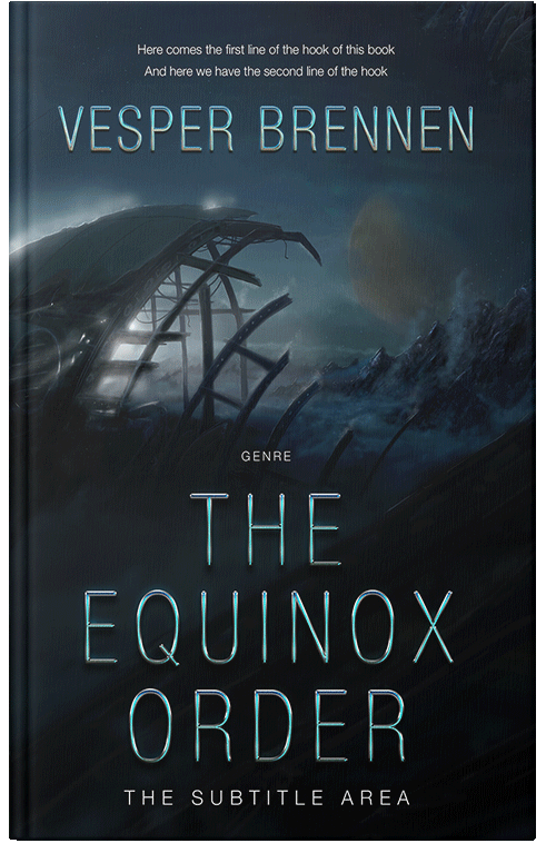 Front view of Premade Apocalyptica Book Cover - Aztec