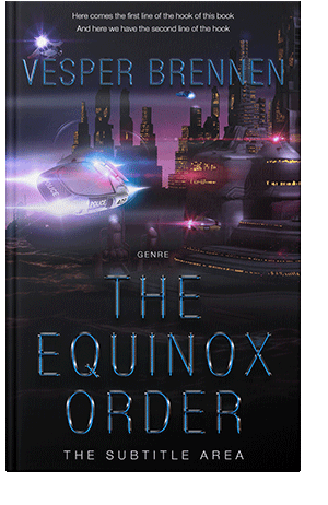 Pre Made Book Cover Cinder