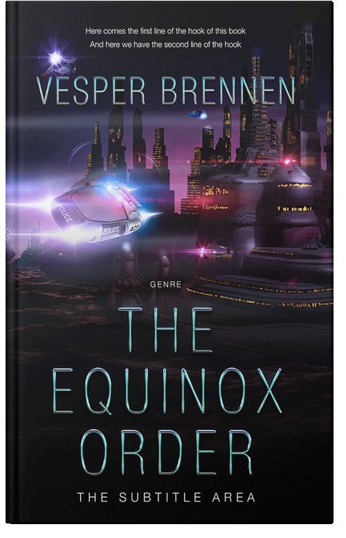 Front view of Premade Science Fiction Book Cover - Cinder