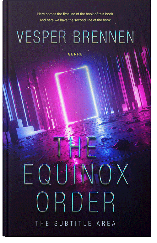 Front view of Premade Science Fiction Book Cover - Amethyst