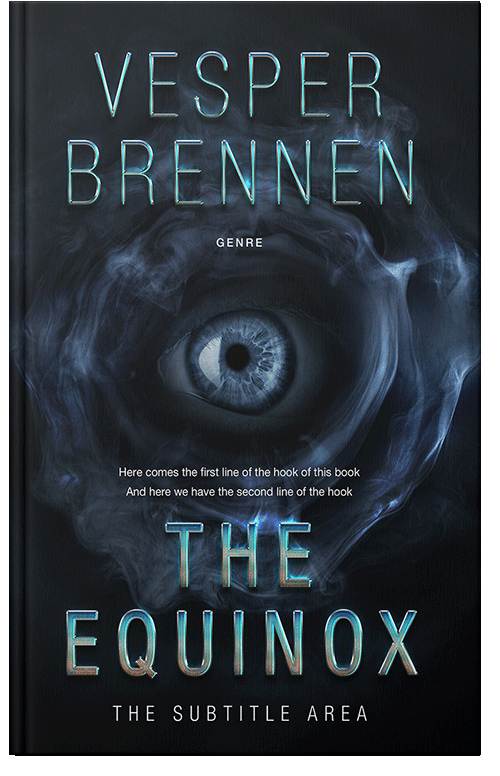 Front view of Premade Fantasy Book Cover - Vulcan