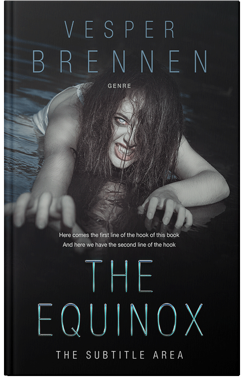 Front view of Premade Teen & Young Adult Book Cover - Woodsmoke