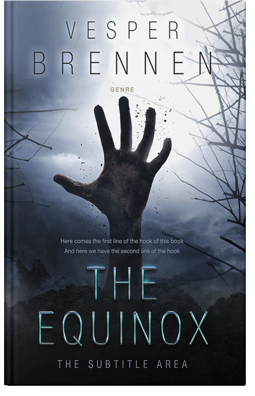 Front view of Premade Apocalyptica Book Cover - Geyser