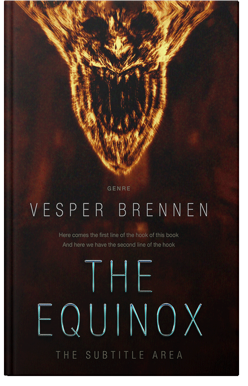 Front view of Premade Apocalyptica Book Cover - Creole