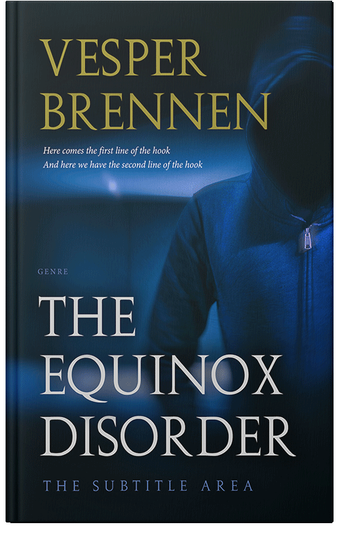 Front view of Premade Mystery & Thriller & Suspense Book Cover - Black Pearl