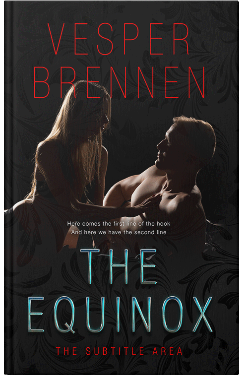 Front view of Premade Erotica Book Cover - Cod Gray